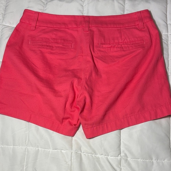 J. Crew 5" Classic Chino Shorts Vivid Begonia Shorts - Picture 6 of 9